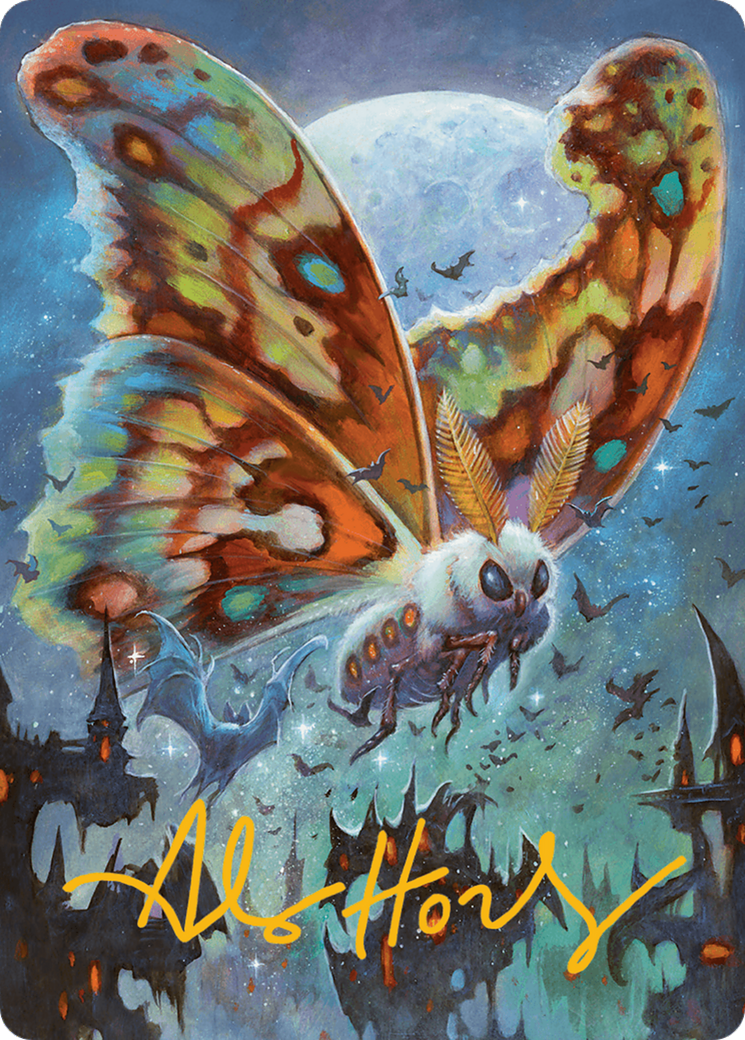 Luminous Broodmoth Art Card (Gold-Stamped Signature) [Bloomburrow Art Series] | Sanctuary Gaming