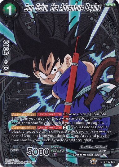 Son Goku, the Adventure Begins (Collector's Selection Vol. 1) (BT6-107) [Promotion Cards] | Sanctuary Gaming