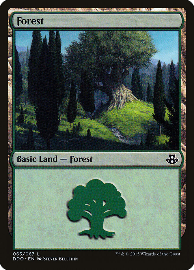 Forest (63) [Duel Decks: Elspeth vs. Kiora] | Sanctuary Gaming