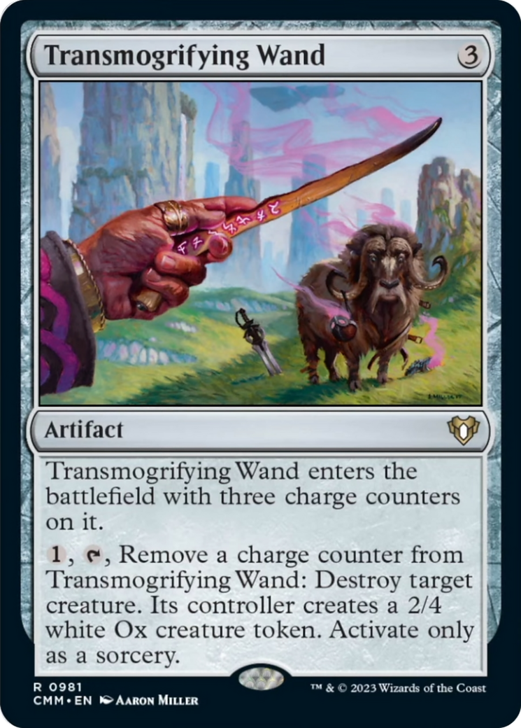 Transmogrifying Wand [Commander Masters] | Sanctuary Gaming