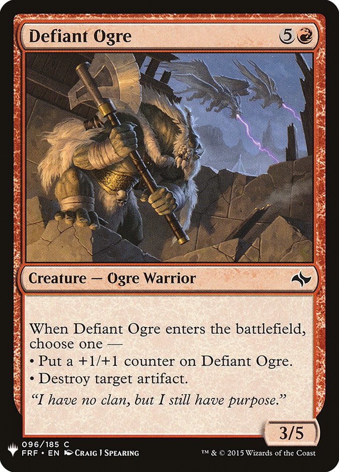 Defiant Ogre [Mystery Booster] | Sanctuary Gaming