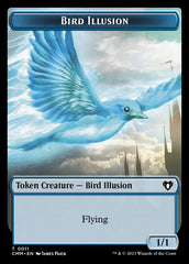 Thopter // Bird Illusion Double-Sided Token [Commander Masters Tokens] | Sanctuary Gaming