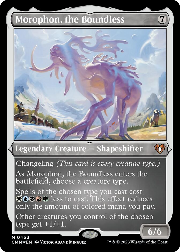 Morophon, the Boundless (Foil Etched) [Commander Masters] | Sanctuary Gaming