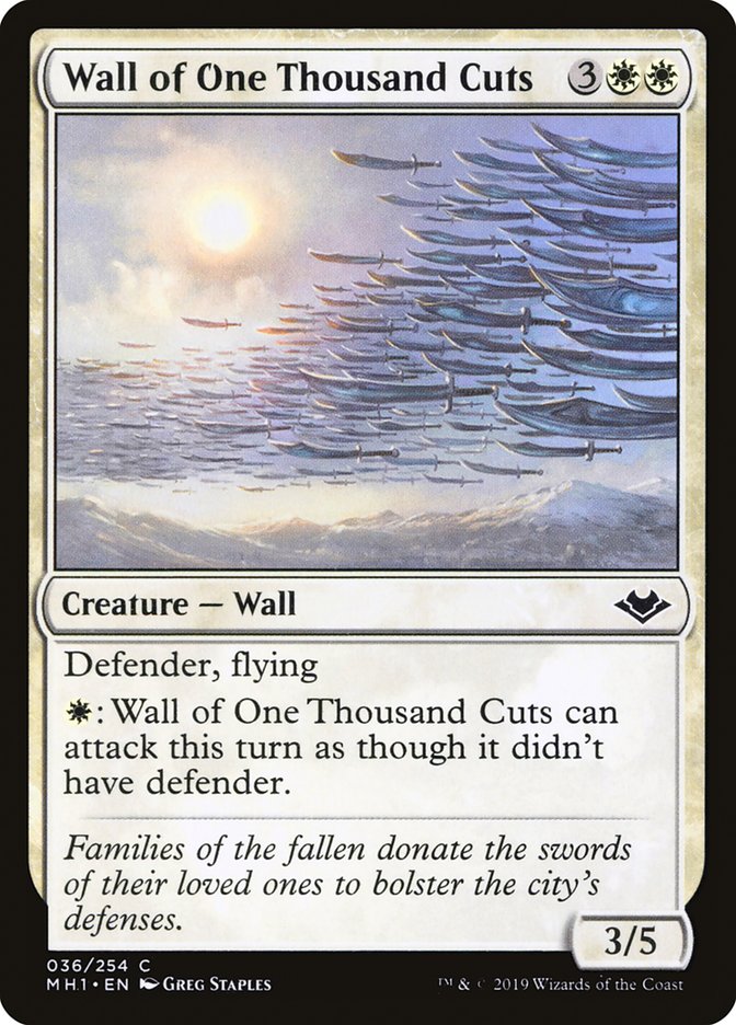 Wall of One Thousand Cuts [Modern Horizons] | Sanctuary Gaming