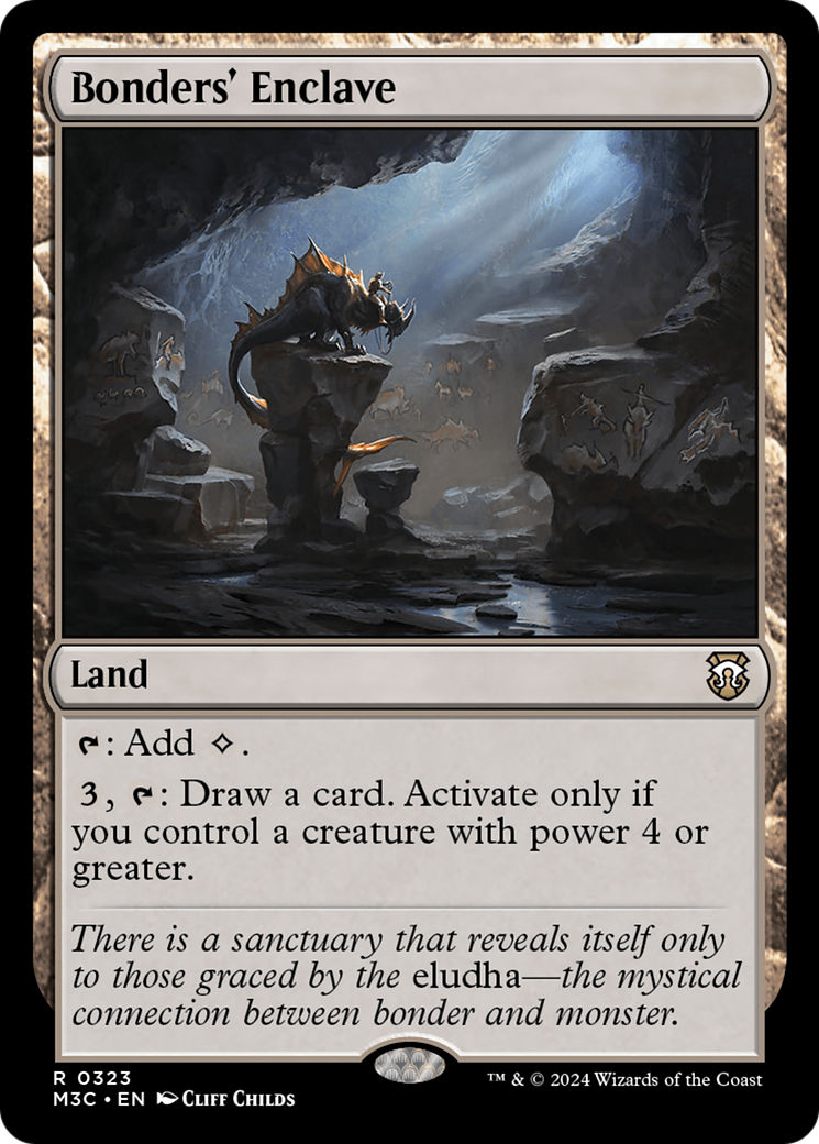 Bonders' Enclave (Ripple Foil) [Modern Horizons 3 Commander] | Sanctuary Gaming