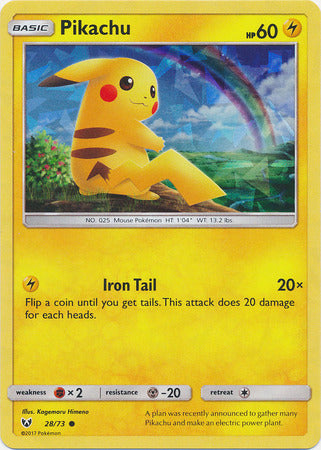 Pikachu (28/73) (Cracked Ice Holo) [Miscellaneous Cards] | Sanctuary Gaming
