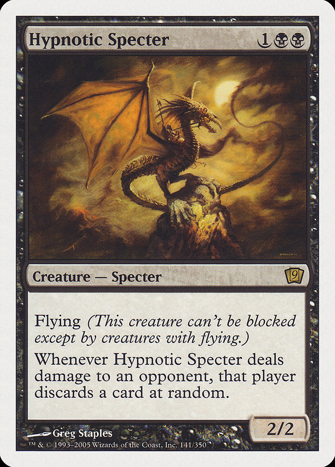 Hypnotic Specter (9th Edition) (Oversized) [Oversize Cards] | Sanctuary Gaming