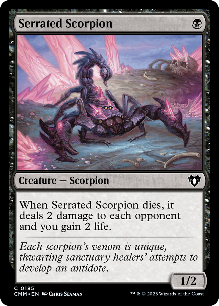Serrated Scorpion [Commander Masters] | Sanctuary Gaming