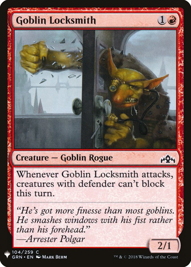 Goblin Locksmith [Mystery Booster] | Sanctuary Gaming