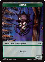 Insect (0013) // Spider Double-Sided Token [Duskmourn: House of Horror Tokens] | Sanctuary Gaming