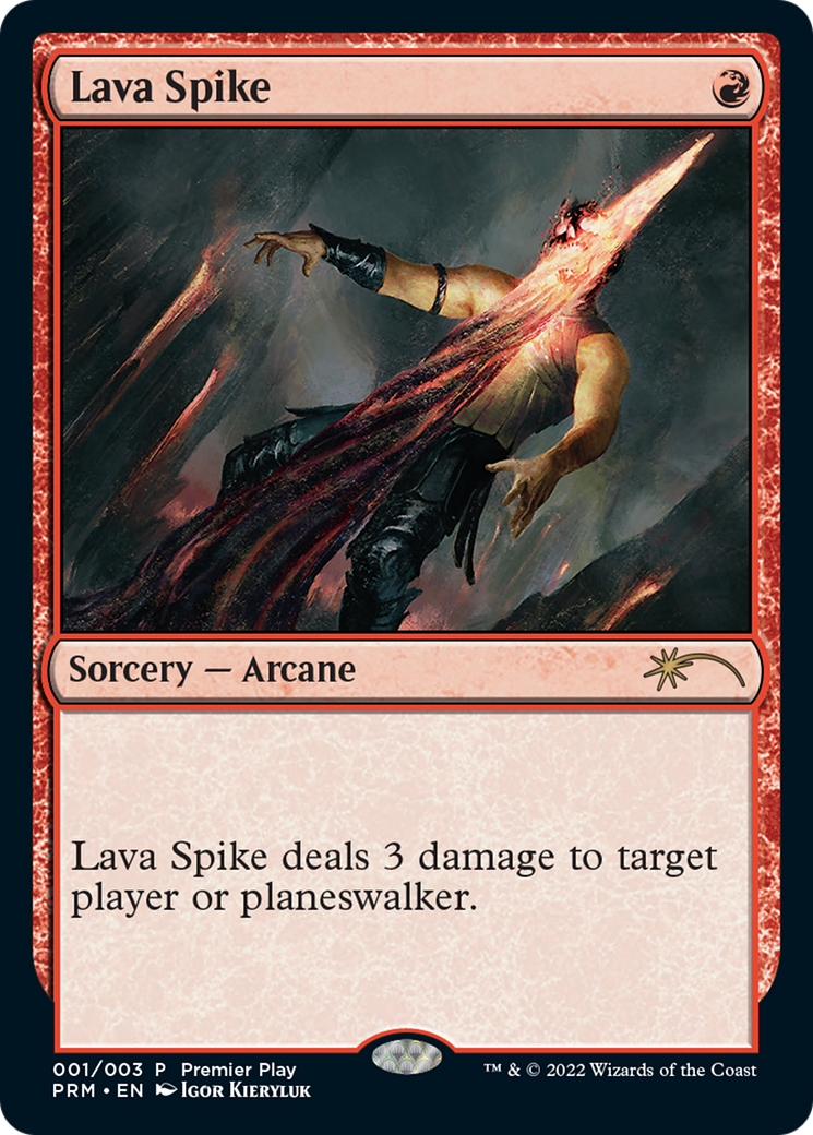 Lava Spike (Premier Play) [Pro Tour Promos] | Sanctuary Gaming