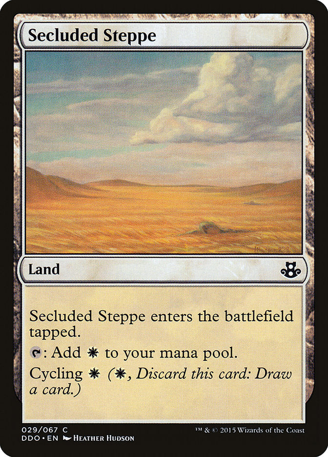 Secluded Steppe [Duel Decks: Elspeth vs. Kiora] | Sanctuary Gaming