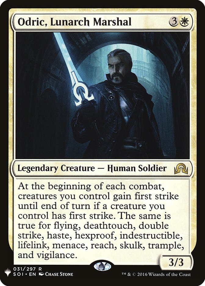 Odric, Lunarch Marshal [The List] | Sanctuary Gaming
