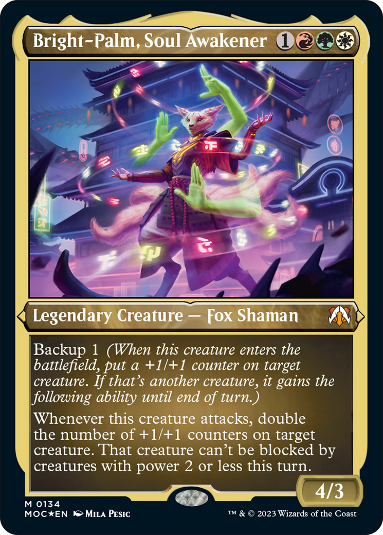 Bright-Palm, Soul Awakener (Display Commander) [March of the Machine Commander] | Sanctuary Gaming