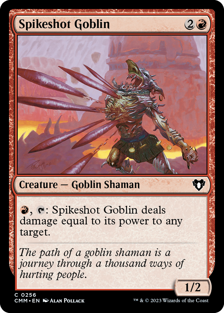 Spikeshot Goblin [Commander Masters] | Sanctuary Gaming