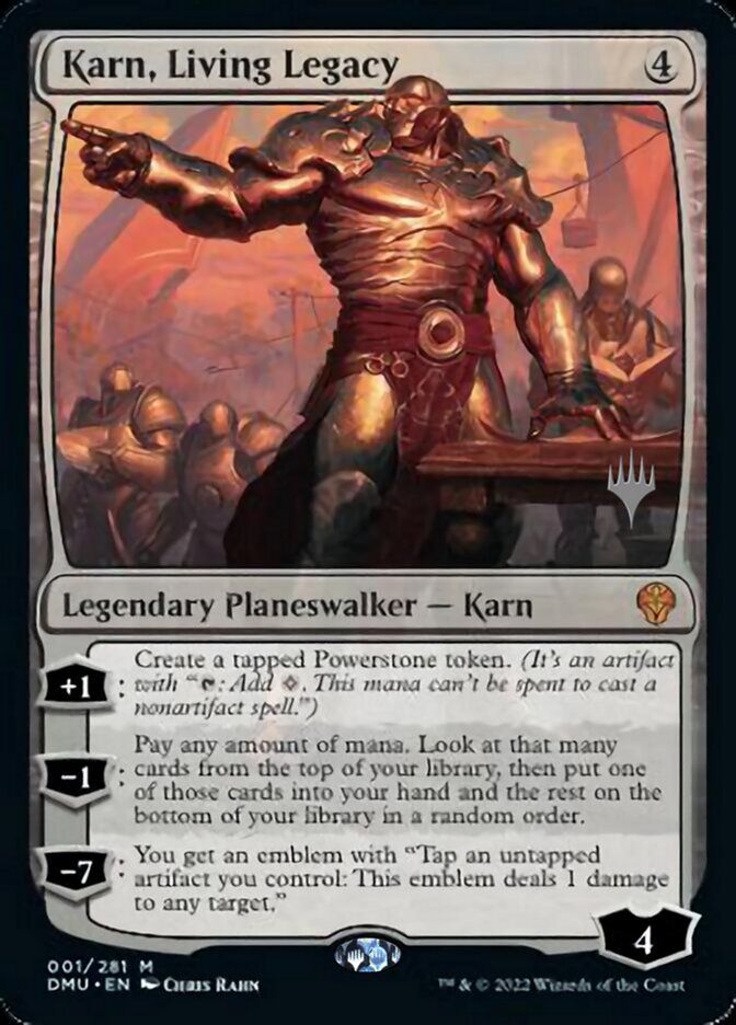 Karn, Living Legacy (Promo Pack) [Dominaria United Promos] | Sanctuary Gaming