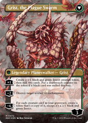 Grist, Voracious Larva // Grist, the Plague Swarm (Borderless) (Textured Foil) [Modern Horizons 3] | Sanctuary Gaming