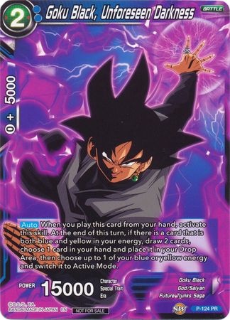Goku Black, Unforeseen Darkness (Regional Championship 2020) (P-124) [Tournament Promotion Cards] | Sanctuary Gaming