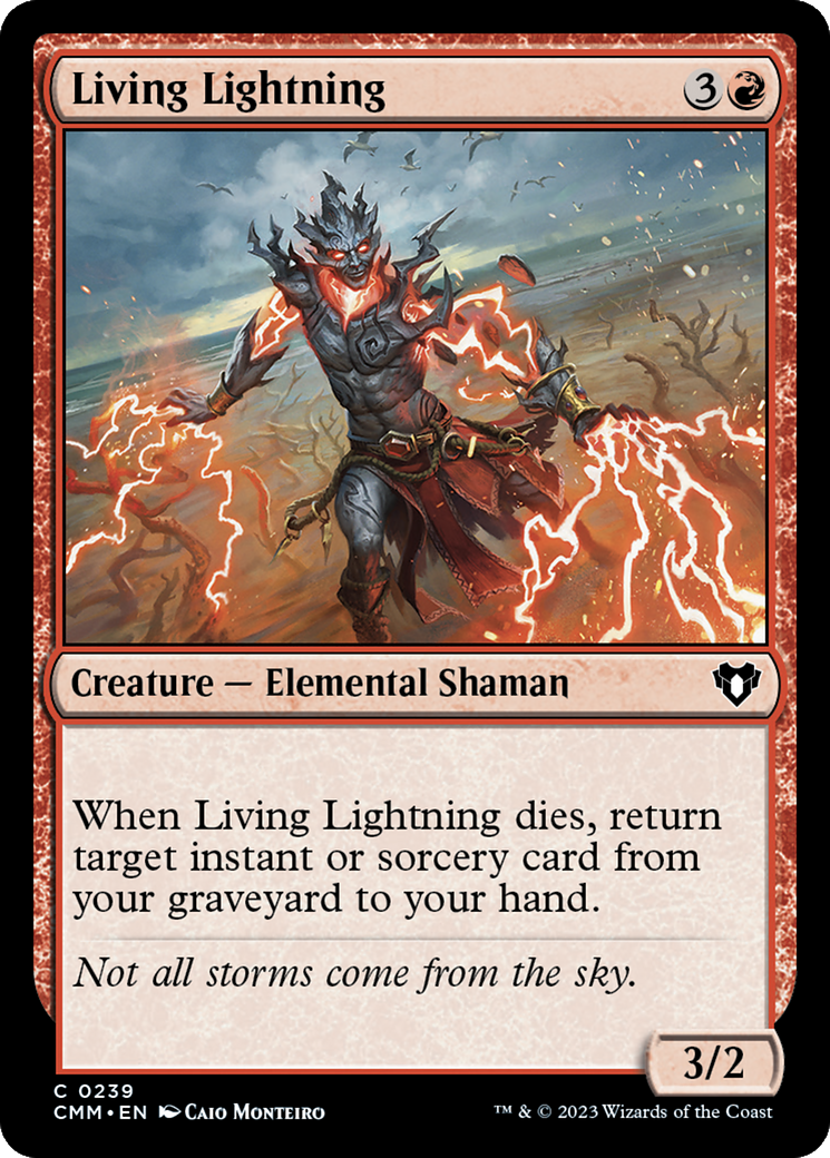 Living Lightning [Commander Masters] | Sanctuary Gaming