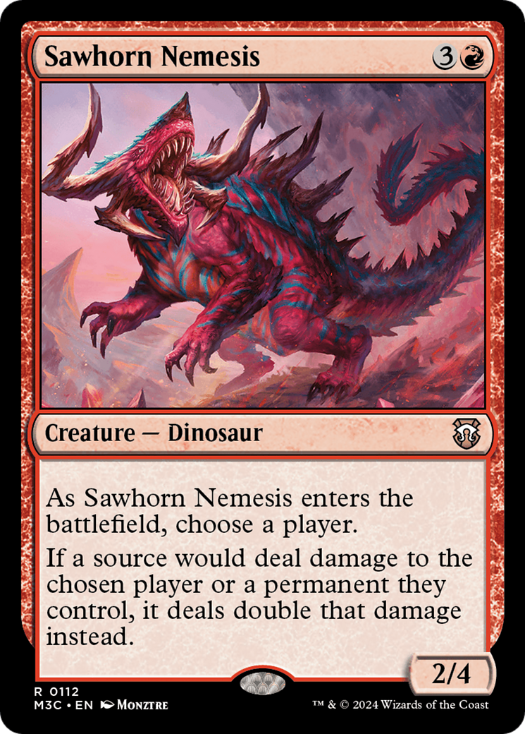 Sawhorn Nemesis [Modern Horizons 3 Commander] | Sanctuary Gaming