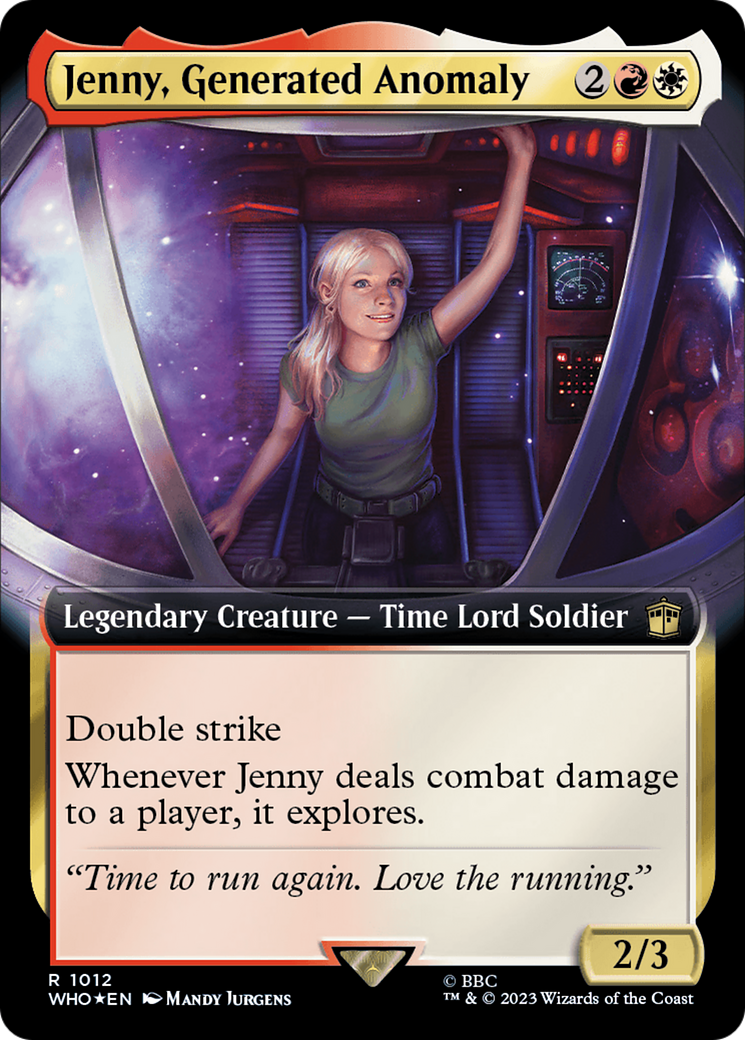 Jenny, Generated Anomaly (Extended Art) (Surge Foil) [Doctor Who] | Sanctuary Gaming