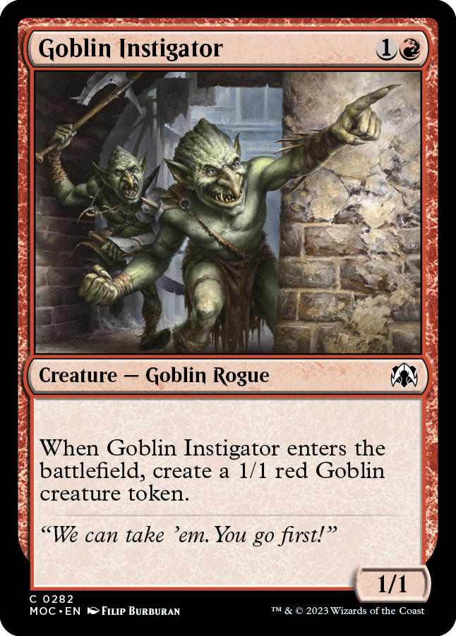 Goblin Instigator [March of the Machine Commander] | Sanctuary Gaming