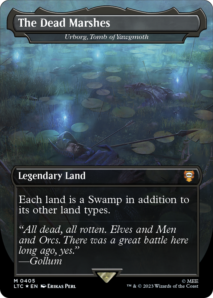 The Dead Marshes - Urborg, Tomb of Yawgmoth (Surge Foil Realms and Relics) [The Lord of the Rings: Tales of Middle-Earth Commander] | Sanctuary Gaming