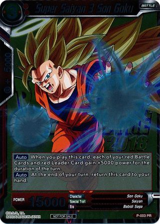 Super Saiyan 3 Son Goku (Metallic Foil) (Event Pack 2018) (P-003) [Promotion Cards] | Sanctuary Gaming