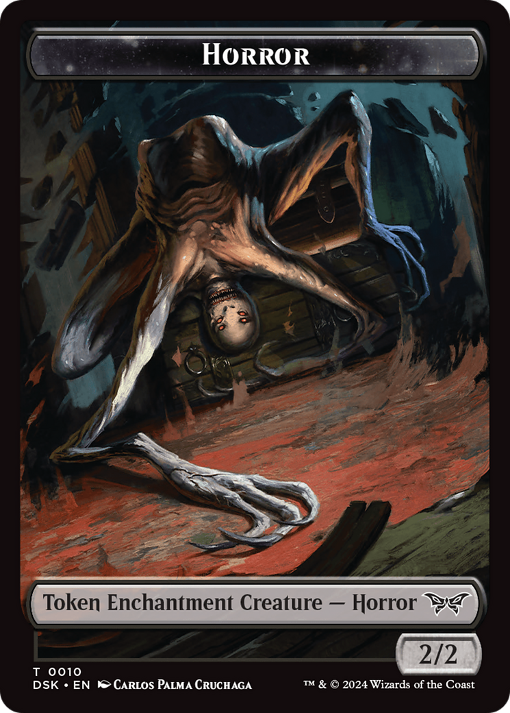 Horror Token [Duskmourn: House of Horror Tokens] | Sanctuary Gaming