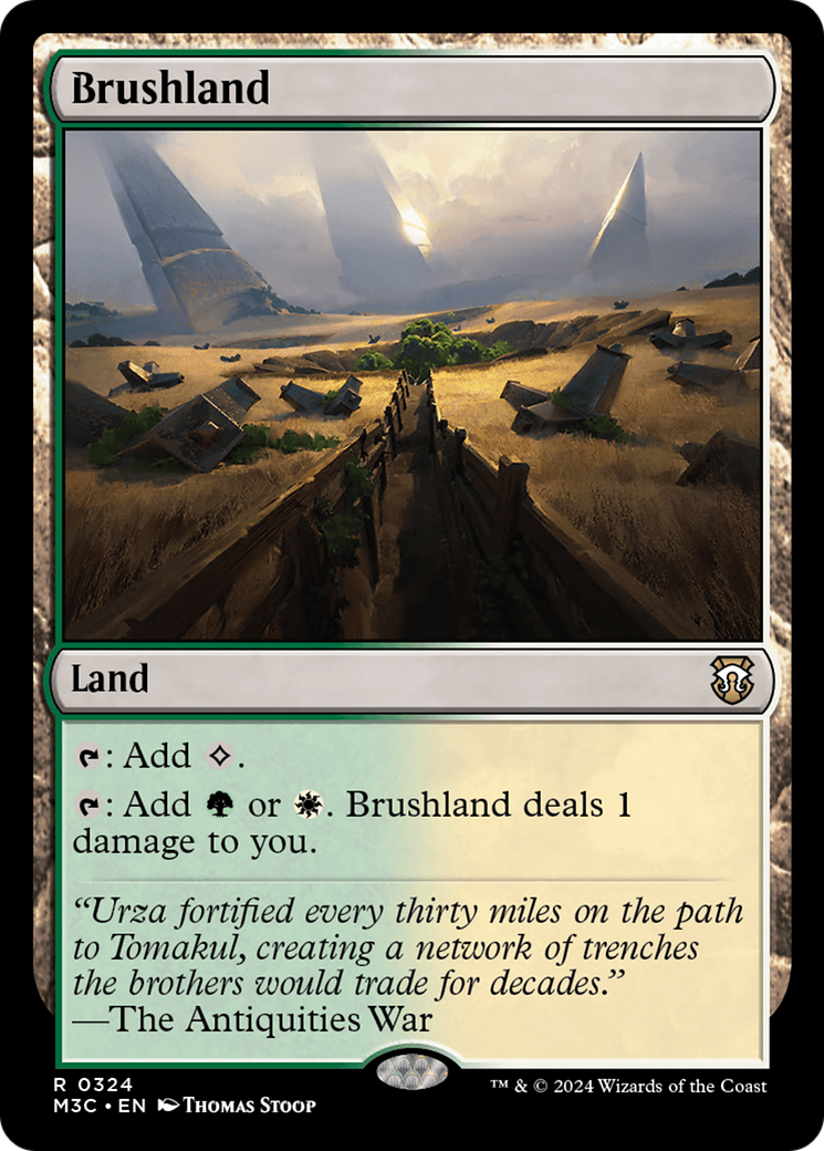 Brushland (Ripple Foil) [Modern Horizons 3 Commander] | Sanctuary Gaming