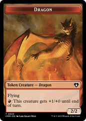 Thopter // Dragon (0020) Double-Sided Token [Commander Masters Tokens] | Sanctuary Gaming