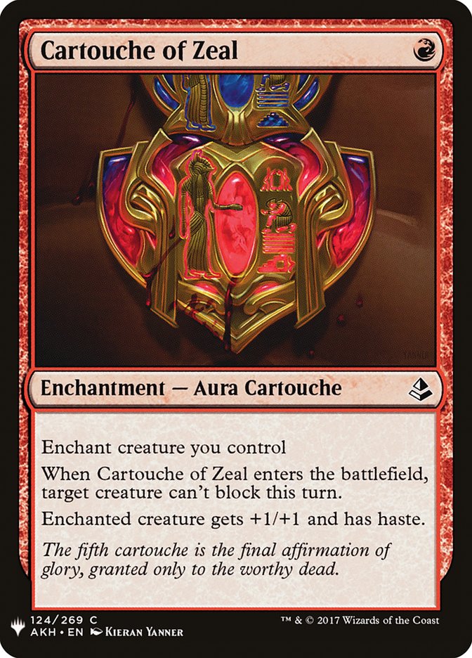 Cartouche of Zeal [Mystery Booster] | Sanctuary Gaming