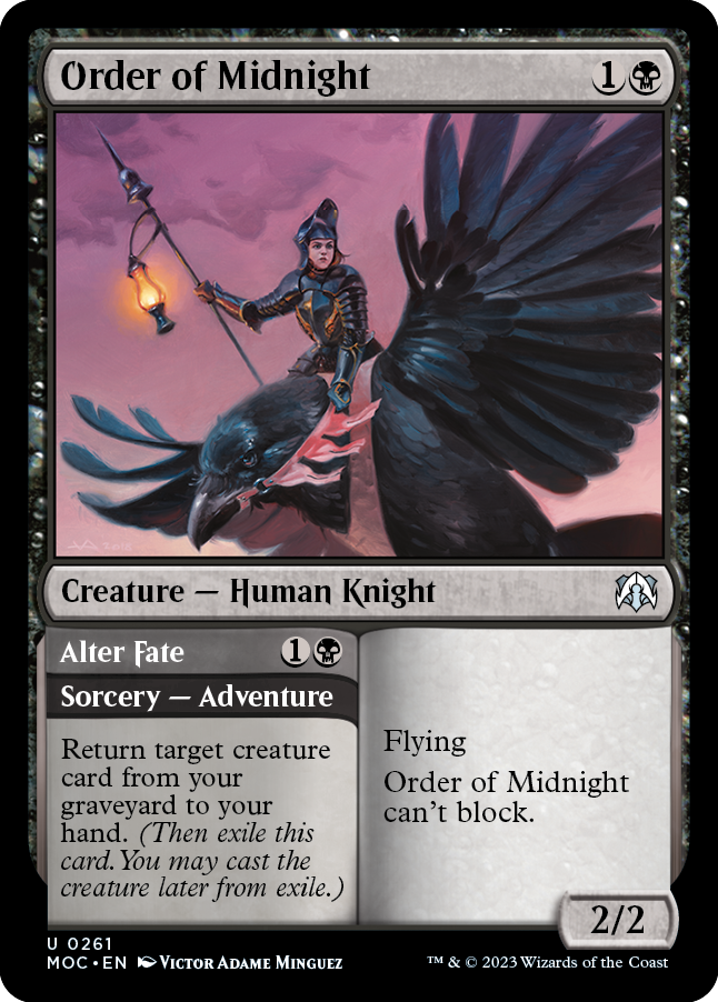 Order of Midnight // Alter Fate [March of the Machine Commander] | Sanctuary Gaming