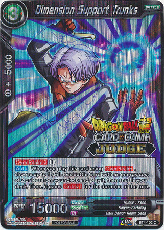 Dimension Support Trunks (BT4-102) [Judge Promotion Cards] | Sanctuary Gaming