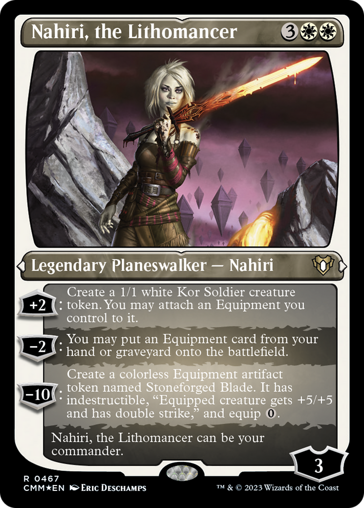Nahiri, the Lithomancer (Foil Etched) [Commander Masters] | Sanctuary Gaming