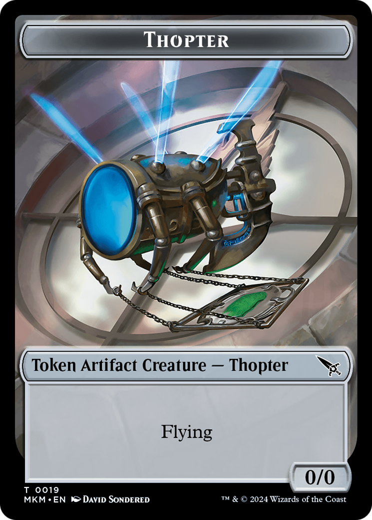 Thopter Token (0019) [Murders at Karlov Manor Tokens] | Sanctuary Gaming