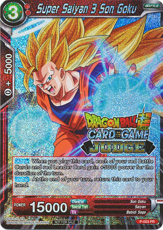 Super Saiyan 3 Son Goku (P-003) [Judge Promotion Cards] | Sanctuary Gaming