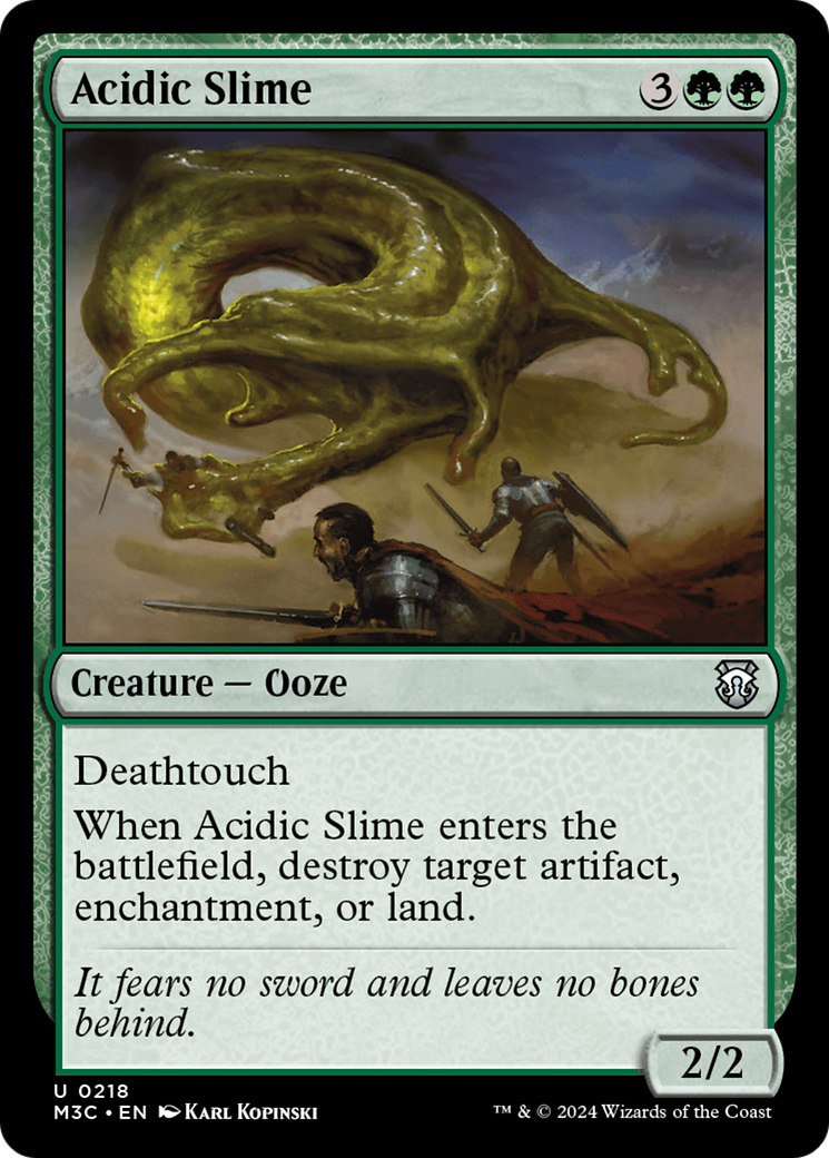 Acidic Slime (Ripple Foil) [Modern Horizons 3 Commander] | Sanctuary Gaming