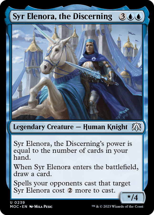 Syr Elenora, the Discerning [March of the Machine Commander] | Sanctuary Gaming