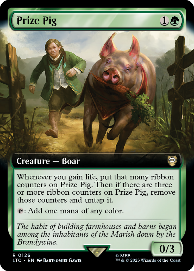 Prize Pig (Extended Art) [The Lord of the Rings: Tales of Middle-Earth Commander] | Sanctuary Gaming