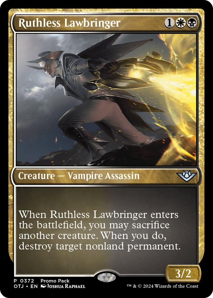 Ruthless Lawbringer (Promo Pack) [Outlaws of Thunder Junction Promos] | Sanctuary Gaming