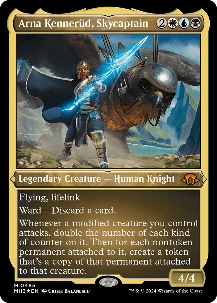 Arna Kennerud, Skycaptain (Foil Etched) [Modern Horizons 3] | Sanctuary Gaming