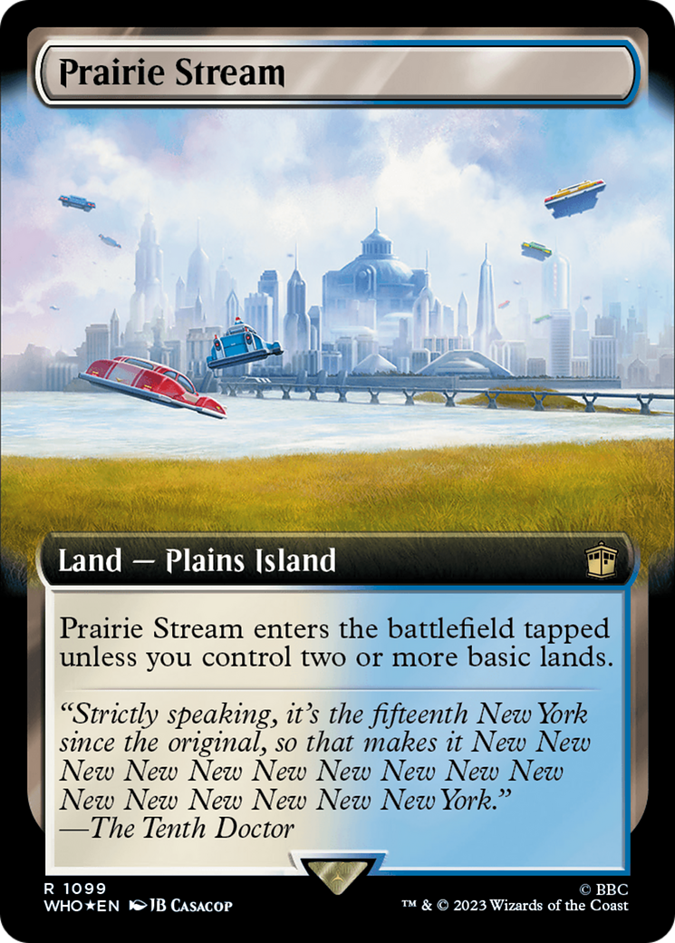 Prairie Stream (Extended Art) (Surge Foil) [Doctor Who] | Sanctuary Gaming