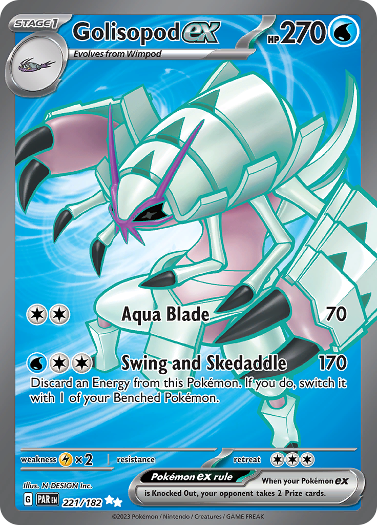 Golisopod ex (221/182) [Scarlet & Violet: Paradox Rift] | Sanctuary Gaming