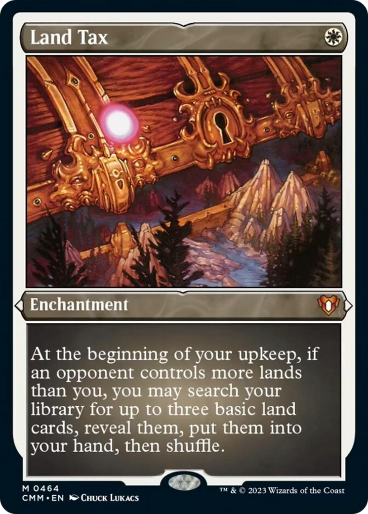 Land Tax (Foil Etched) [Commander Masters] | Sanctuary Gaming