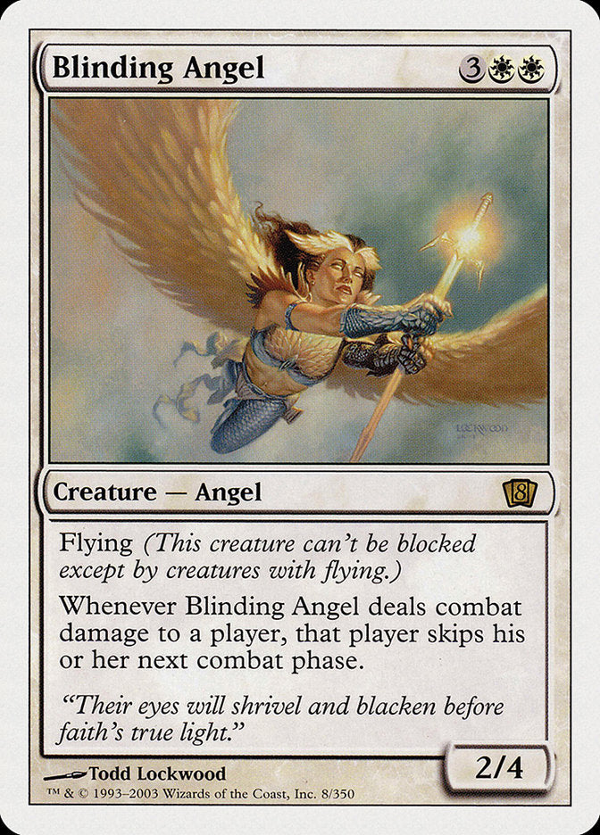 Blinding Angel (8th Edition) [Oversize Cards] | Sanctuary Gaming
