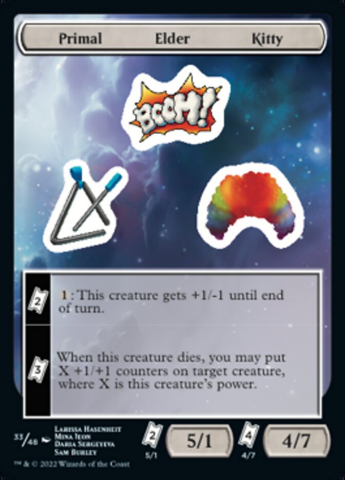 Primal Elder Kitty [Unfinity Stickers] | Sanctuary Gaming