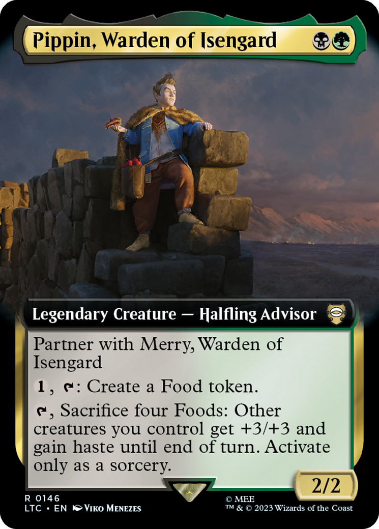 Pippin, Warden of Isengard (Extended Art) [The Lord of the Rings: Tales of Middle-Earth Commander] | Sanctuary Gaming
