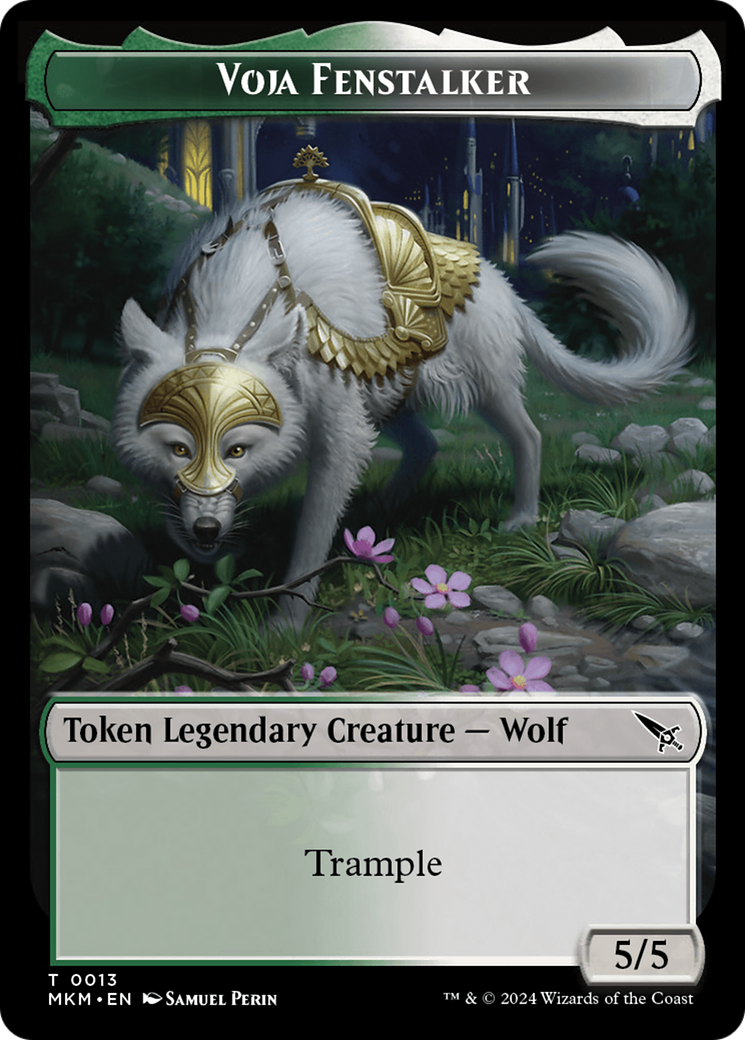 Voja Fenstalker Token [Murders at Karlov Manor Tokens] | Sanctuary Gaming