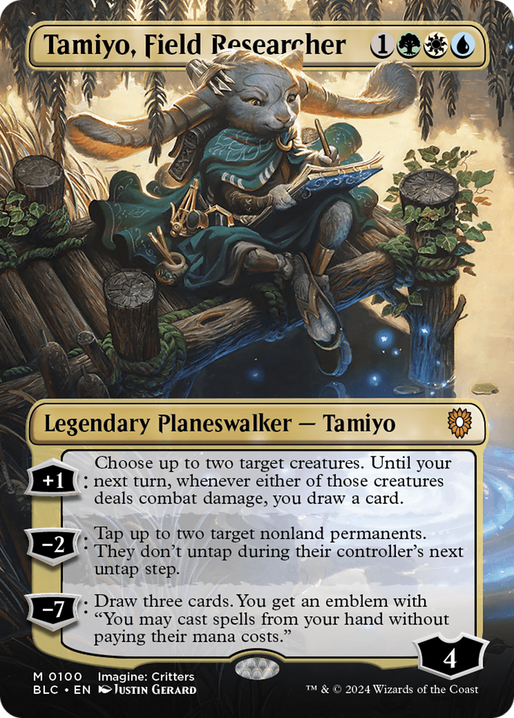Tamiyo, Field Researcher (Borderless) [Bloomburrow Commander] | Sanctuary Gaming